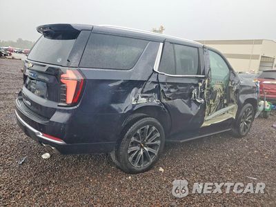 Trzecie zdjęcie samochodu z tyłu: 2025 CHEVROLET TAHOE K1500 HIGH COUNTRY VIN:1GNS6TRL2SR382317 - miniatura