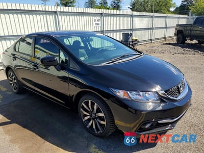 Czwarte zdjęcie samochodu z boku: 2015 HONDA CIVIC EXL VIN:19XFB2F93FE246997 - miniatura