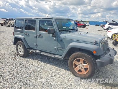 Czwarte zdjęcie samochodu z boku: 2015 JEEP WRANGLER UNLIMITED SPORT VIN:1C4BJWDG1FL619035 - miniatura