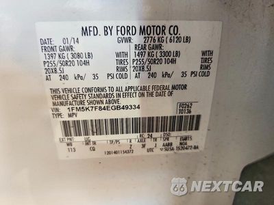 Zdjęcie 13 z 13 samochodu: 2014 FORD EXPLORER LIMITED VIN:1FM5K7F84EGB49334 - miniatura