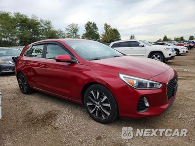 Czwarte zdjęcie samochodu z boku: 2018 HYUNDAI ELANTRA GT BASE VIN:KMHH35LE9JU079219 - miniatura