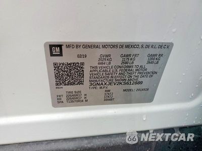 Zdjęcie 13 z 13 samochodu: 2019 CHEVROLET EQUINOX LT VIN:3GNAXJEV2KS612889 - miniatura