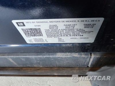 Zdjęcie 13 z 13 samochodu: 2020 CHEVROLET EQUINOX LT VIN:3GNAXLEX3LS704754 - miniatura