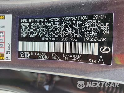 Zdjęcie 13 z 13 samochodu: 2025 LEXUS UX 300H PREMIUM VIN:JTHYBJAH0S2033982 - miniatura