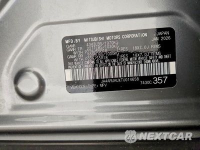 Zdjęcie 13 z 13 samochodu: 2026 MITSUBISHI OUTLANDER SPORT S/SE VIN:JA4ARUAUXTU014658 - miniatura
