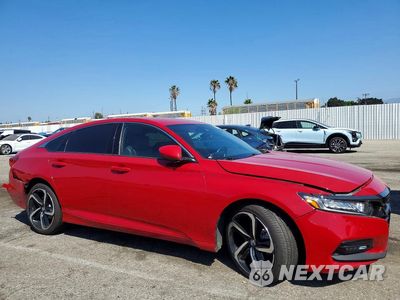 Czwarte zdjęcie samochodu z boku: 2020 HONDA ACCORD SPORT VIN:1HGCV1F30LA081605 - miniatura