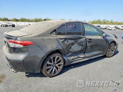 Trzecie zdjęcie samochodu z tyłu: 2021 TOYOTA COROLLA SE VIN:JTDS4MCE6MJ067553 - miniatura