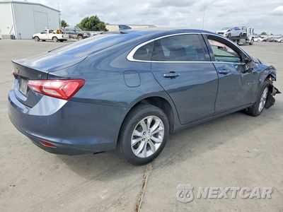 Trzecie zdjęcie samochodu z tyłu: 2019 CHEVROLET MALIBU LT VIN:1G1ZD5ST6KF162255 - miniatura
