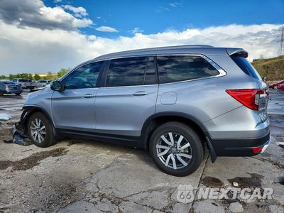 Drugie zdjęcie samochodu z przodu: 2021 HONDA PILOT EXL VIN:5FNYF6H5XMB102885 - miniatura