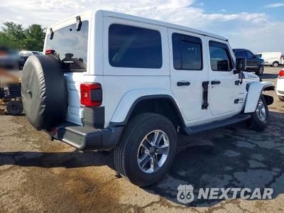 Trzecie zdjęcie samochodu z tyłu: 2018 JEEP WRANGLER UNLIMITED SAHARA VIN:1C4HJXEGXJW309293 - miniatura