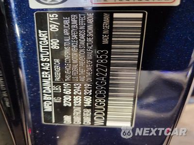Zdjęcie 12 z 12 samochodu: 2016 MERCEDES-BENZ S 550 VIN:WDDUG8CB9GA227853 - miniatura