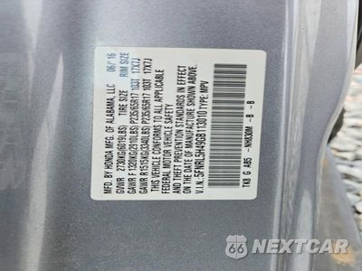 Zdjęcie 13 z 13 samochodu: 2016 HONDA ODYSSEY EX VIN:5FNRL5H49GB113010 - miniatura