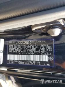 Zdjęcie 12 z 12 samochodu: 2023 TOYOTA CAMRY SE VIN:4T1G11AKXPU794733 - miniatura