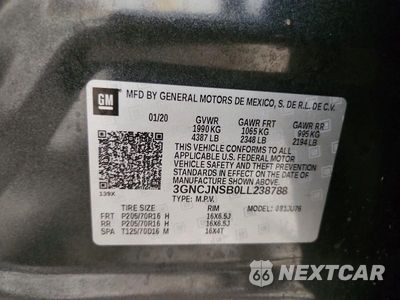 Zdjęcie 14 z 14 samochodu: 2020 CHEVROLET TRAX LS VIN:3GNCJNSB0LL238788 - miniatura