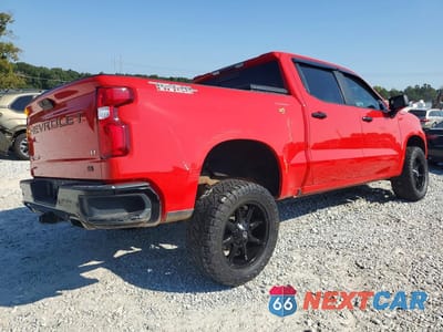 Trzecie zdjęcie samochodu z tyłu: 2020 CHEVROLET SILVERADO K1500 LT TRAIL BOSS VIN:1GCPYFED8LZ119808 - miniatura