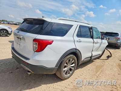Trzecie zdjęcie samochodu z tyłu: 2021 FORD EXPLORER LIMITED VIN:1FMSK7FH8MGA84926 - miniatura