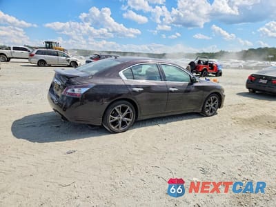 Trzecie zdjęcie samochodu z tyłu: 2014 NISSAN MAXIMA 3.5 SV VIN:1N4AA5AP1EC480300 - miniatura