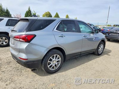 Trzecie zdjęcie samochodu z tyłu: 2024 CHEVROLET EQUINOX LT VIN:3GNAXUEG9RL362400 - miniatura