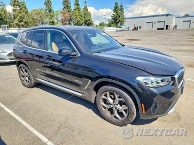 Czwarte zdjęcie samochodu z boku: 2023 BMW X3 SDRIVE30I VIN:5UX43DP06P9N79828 - miniatura