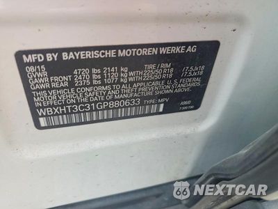 Zdjęcie 13 z 13 samochodu: 2016 BMW X1 XDRIVE28I VIN:WBXHT3C31GP880633 - miniatura