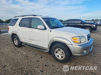 Czwarte zdjęcie samochodu z boku: 2003 TOYOTA SEQUOIA SR5 VIN:5TDZT34A33S160961 - miniatura