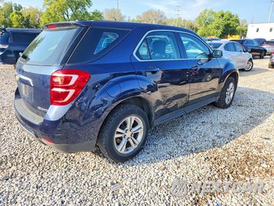 Trzecie zdjęcie samochodu z tyłu: 2016 CHEVROLET EQUINOX LS VIN:2GNALBEK2G6170399 - miniatura