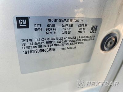 Zdjęcie 12 z 12 samochodu: 2014 CHEVROLET MALIBU 1LT VIN:1G11C5SL0EF303566 - miniatura