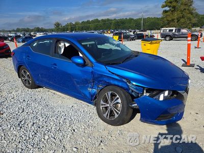 Czwarte zdjęcie samochodu z boku: 2020 NISSAN SENTRA SV VIN:3N1AB8CV2LY231483 - miniatura