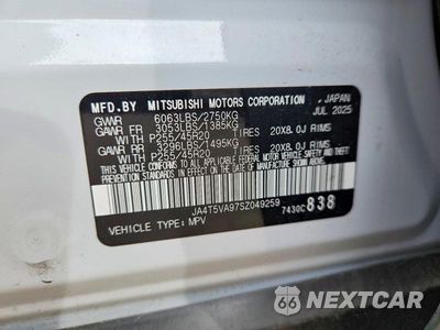 Zdjęcie 13 z 13 samochodu: 2025 MITSUBISHI OUTLANDER SE VIN:JA4T5VA97SZ049259 - miniatura