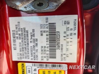 Zdjęcie 12 z 12 samochodu: 2014 FORD FUSION SE VIN:3FA6P0H7XER233159 - miniatura