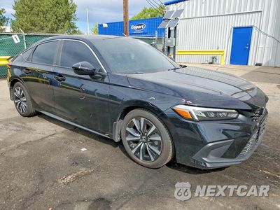 Czwarte zdjęcie samochodu z boku: 2024 HONDA CIVIC EXL VIN:19XFL1H79RE017599 - miniatura