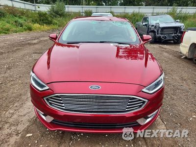 Piąte zdjęcie samochodu w środku: 2017 FORD FUSION SE VIN:3FA6P0HD6HR366656 - miniatura