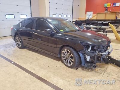 Czwarte zdjęcie samochodu z boku: 2014 HONDA ACCORD SPORT VIN:1HGCR2F5XEA171925 - miniatura