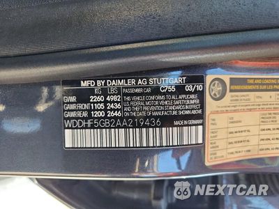 Zdjęcie 12 z 12 samochodu: 2010 MERCEDES-BENZ E 350 VIN:WDDHF5GB2AA219436 - miniatura