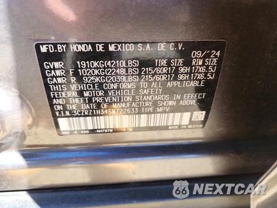 Zdjęcie 13 z 13 samochodu: 2025 HONDA HR-V LX VIN:3CZRZ1H34SM722633 - miniatura