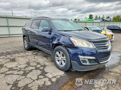 Czwarte zdjęcie samochodu z boku: 2015 CHEVROLET TRAVERSE LT VIN:1GNKVHKD7FJ265677 - miniatura