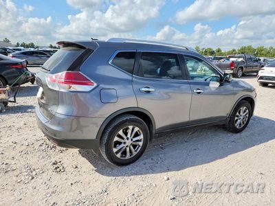 Trzecie zdjęcie samochodu z tyłu: 2016 NISSAN ROGUE SV VIN:KNMAT2MT7GP598181 - miniatura