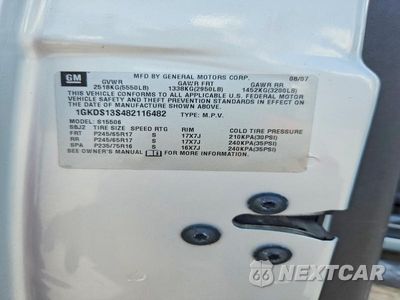 Zdjęcie 13 z 13 samochodu: 2008 GMC ENVOY VIN:1GKDS13S482116482 - miniatura