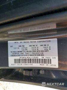 Zdjęcie 12 z 12 samochodu: 2019 MAZDA 3 PREFERRED PLUS VIN:JM1BPALM5K1110080 - miniatura