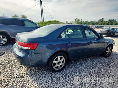 Trzecie zdjęcie samochodu z tyłu: 2006 HYUNDAI SONATA LX VIN:5NPEU46FX6H087172 - miniatura
