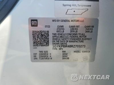 Zdjęcie 14 z 14 samochodu: 2024 CADILLAC XT6 LUXURY VIN:1GYKPBR48RZ703273 - miniatura