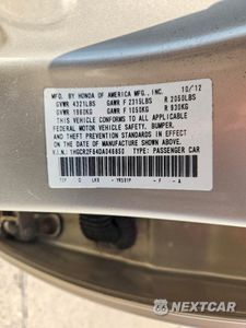 Zdjęcie 13 z 13 samochodu: 2013 HONDA ACCORD EXL VIN:1HGCR2F84DA046850 - miniatura