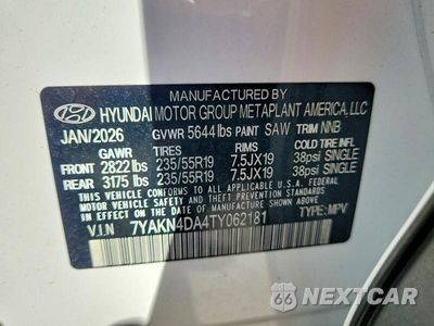 Zdjęcie 12 z 12 samochodu: 2026 HYUNDAI IONIQ 5 SEL VIN:7YAKN4DA4TY062181 - miniatura