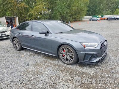 Czwarte zdjęcie samochodu z boku: 2021 AUDI S4 PRESTIGE VIN:WAUC4AF45MA029590 - miniatura