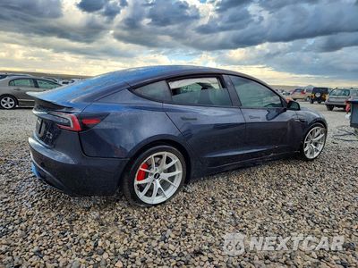 Trzecie zdjęcie samochodu z tyłu: 2024 TESLA MODEL 3 VIN:5YJ3E1ET6RF864654 - miniatura