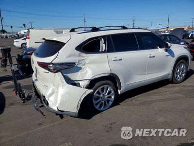 Trzecie zdjęcie samochodu z tyłu: 2021 TOYOTA HIGHLANDER HYBRID LIMITED VIN:5TDDBRCH4MS017890 - miniatura