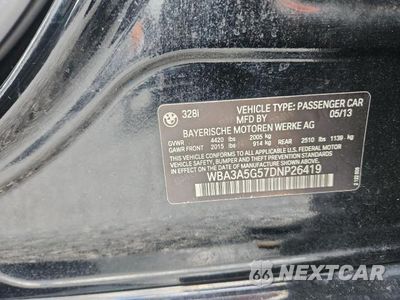 Zdjęcie 12 z 12 samochodu: 2013 BMW 328 I VIN:WBA3A5G57DNP26419 - miniatura