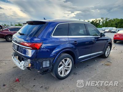 Trzecie zdjęcie samochodu z tyłu: 2021 AUDI Q7 PREMIUM PLUS VIN:WA1LJAF70MD039989 - miniatura