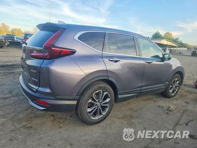 Trzecie zdjęcie samochodu z tyłu: 2021 HONDA CR-V EXL VIN:7FART6H83ME007709 - miniatura