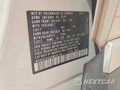Zdjęcie 13 z 13 samochodu: 2017 VOLKSWAGEN TIGUAN WOLFSBURG VIN:WVGSV7AX3HW500169 - miniatura